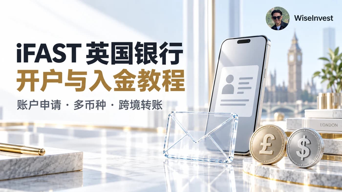 iFAST 英国银行：开户与入金教程，账户申请 · 多币种 · 跨境转账