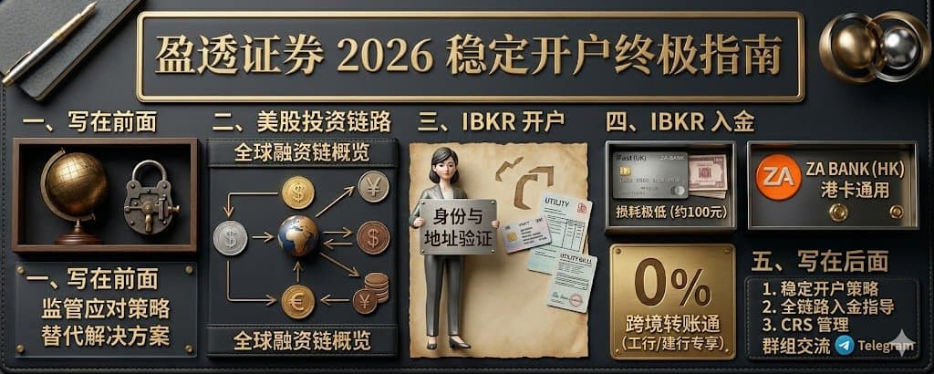 盈透证券 IBKR 开户教程:大陆用户 2026 如何用护照开户、入金和买美股