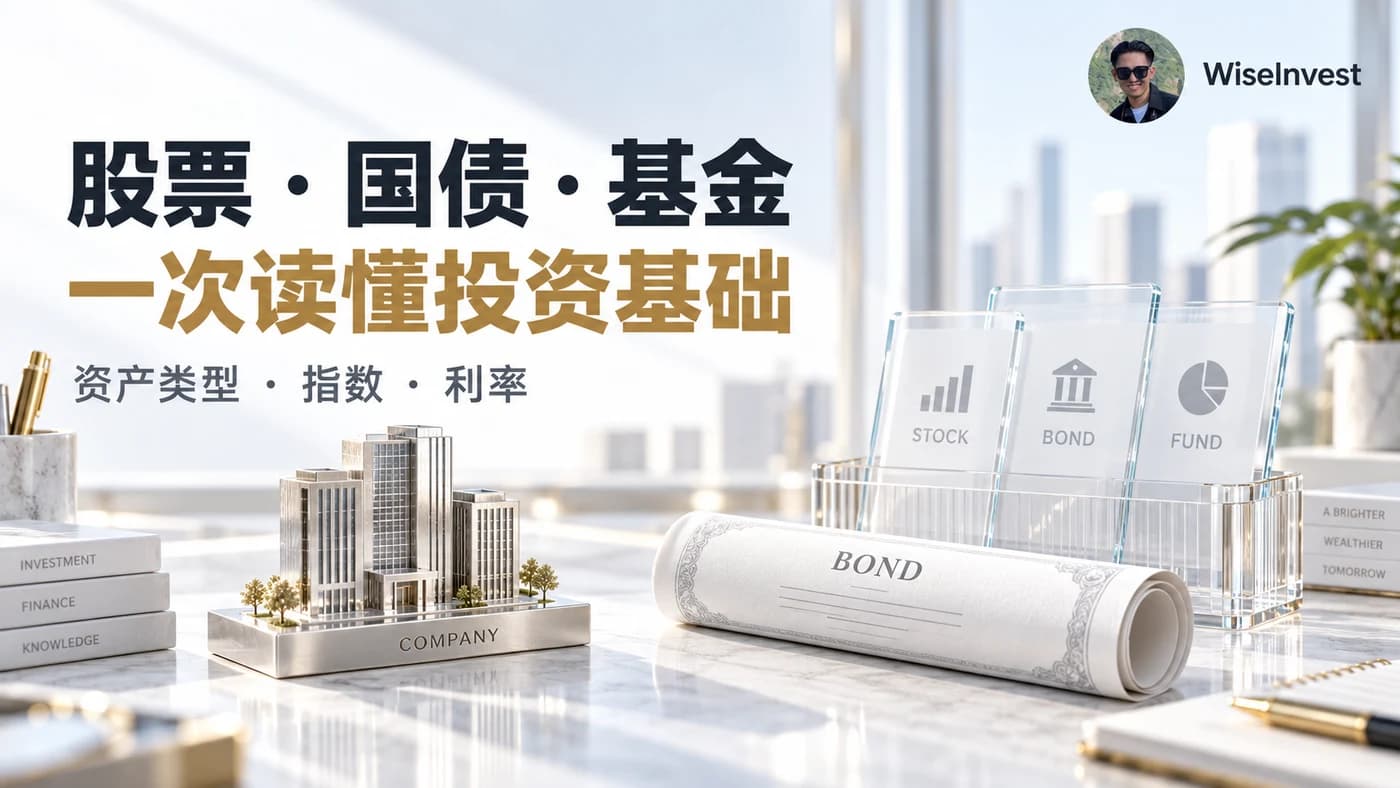 股票 · 国债 · 基金:一次读懂投资基础,资产类型 · 指数 · 利率